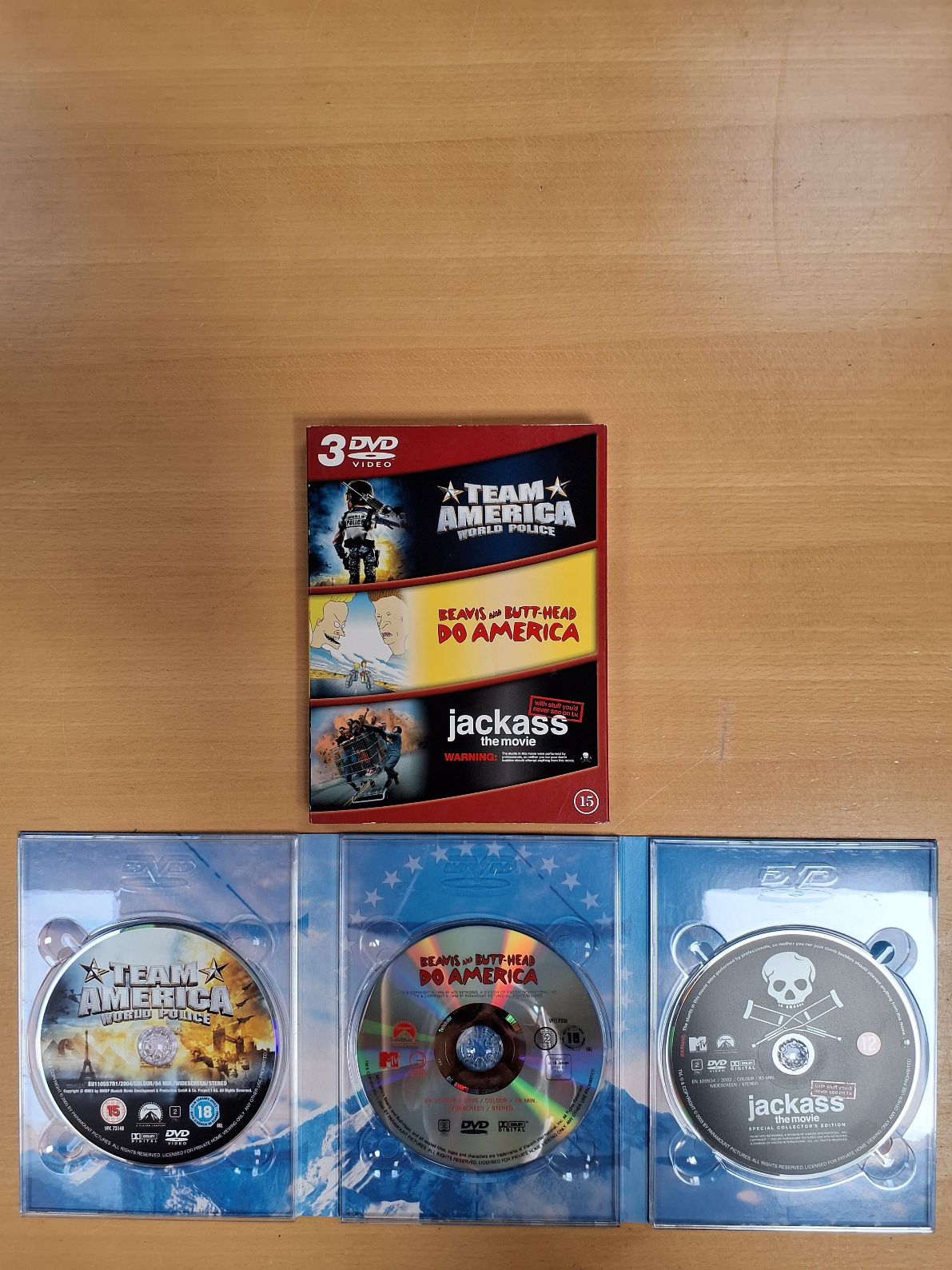 Dvd Team America Jackass Beavis & Butthead